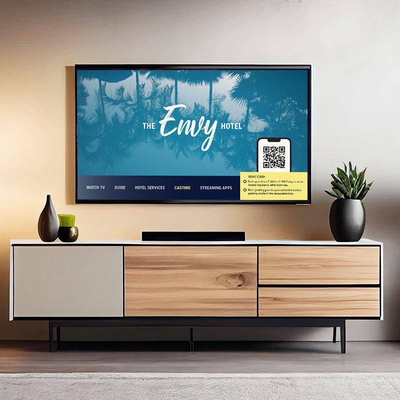 Enseo Envy Hotel Welcome Screen